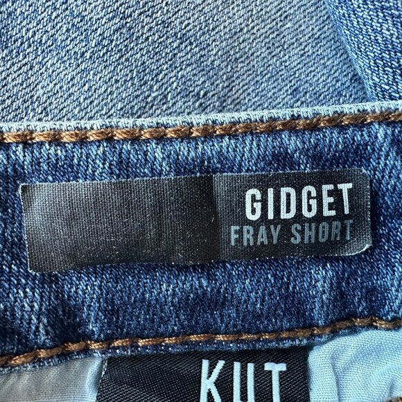 Kut From The Kloth Womens 18 Shorts Gidget Fray Short Distressed Denim Jean - Picture 4 of 7